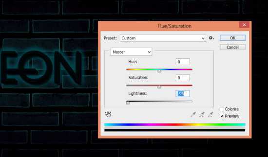 Photoshop制作富有科技感的蓝色发光浮雕字