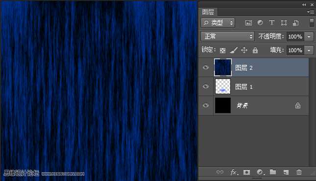 Photoshop制作梦幻绚丽的蓝色放射光束效果图