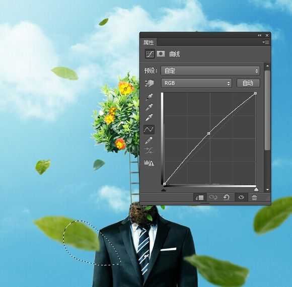 PS教你打造超现实主义作品:长在身上的树