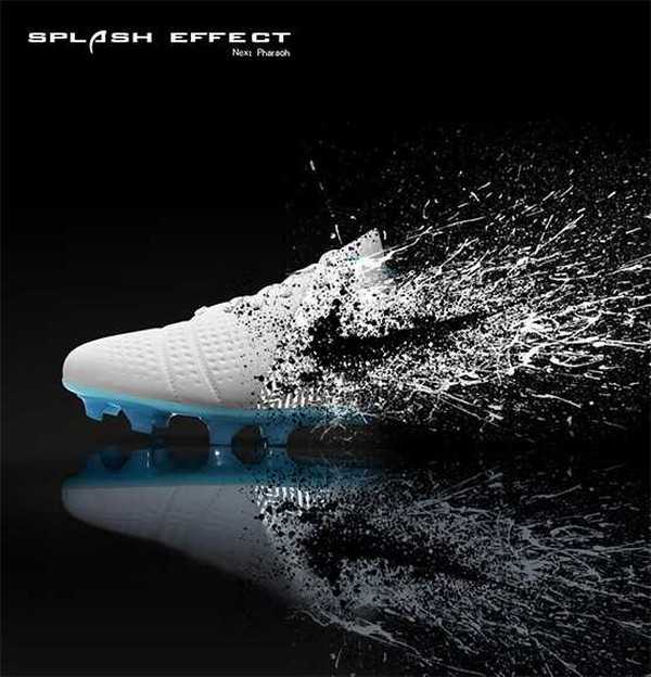 Phootshop设计制作超酷的动感喷溅运动鞋