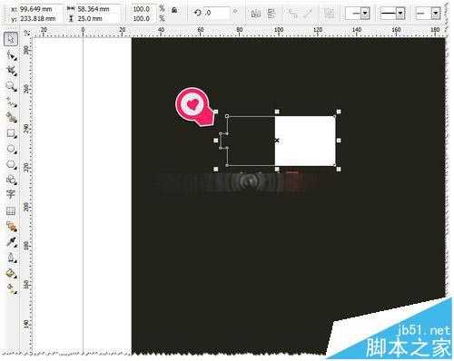 CDR怎么绘制手机电量百分比图片?