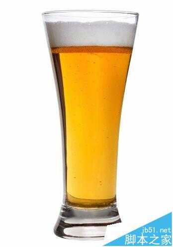 ps怎么使用滤镜功能制作冰镇啤酒杯子的效果?