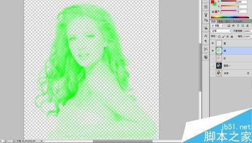 PS用反相法扣纯白背景下的头发