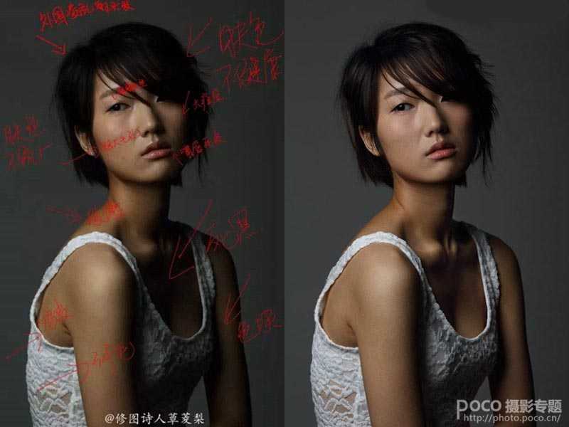 Photoshop使用中性灰修出真实的人像皮肤纹理