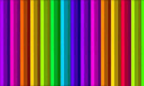 PS创建丰富多彩的背景和铅笔