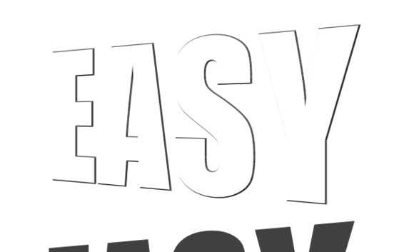 cdr怎么做炫彩立体字?Coreldraw制作炫彩英文立体字效果教程