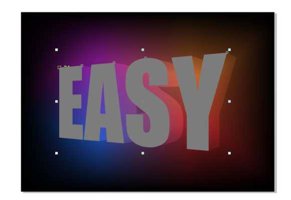 cdr怎么做炫彩立体字?Coreldraw制作炫彩英文立体字效果教程