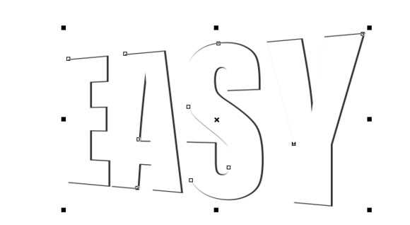 cdr怎么做炫彩立体字?Coreldraw制作炫彩英文立体字效果教程