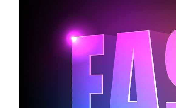 cdr怎么做炫彩立体字?Coreldraw制作炫彩英文立体字效果教程