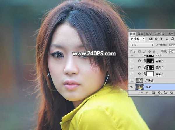 PS如何用通道工具细致的抠出美女头发丝?