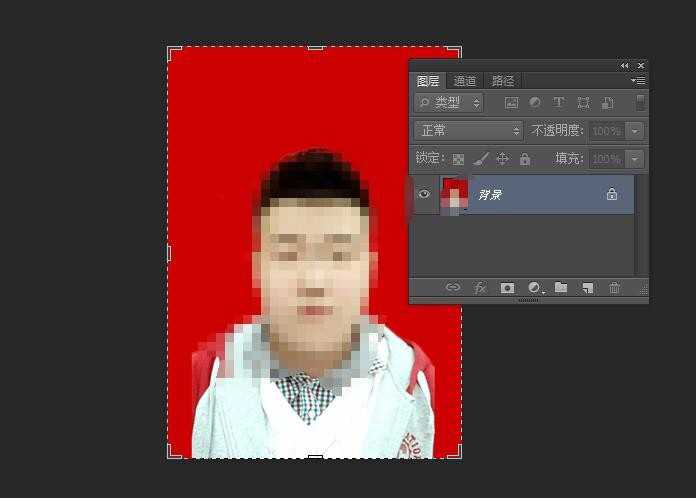 如何用PS来制作一版8张一寸红底照片?