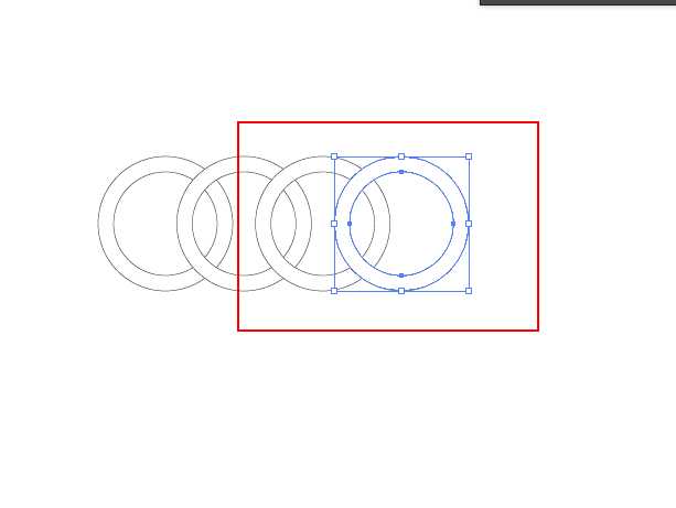 ai怎么设计扁平化的奥迪汽车车标?